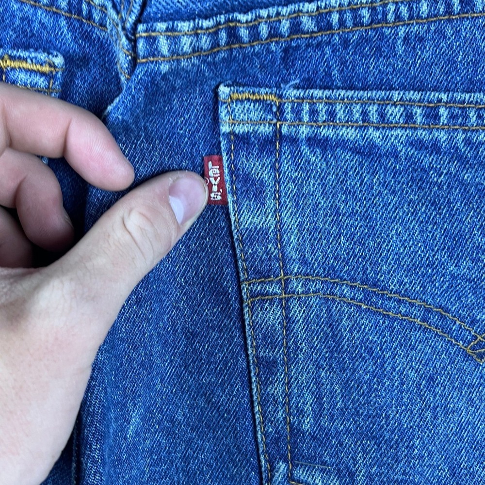 VTG 90s 1990 Levis 501 Jeans Mens 32x32 Straight Button Fly Denim Made in USA - Picture 8 of 12